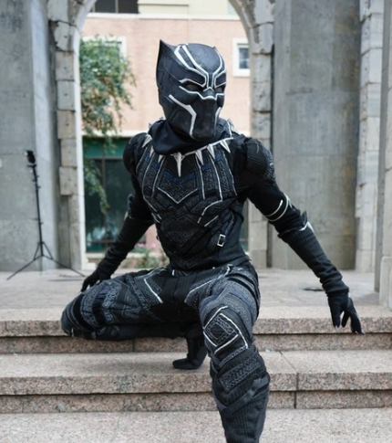 Wakandan King character entertainer